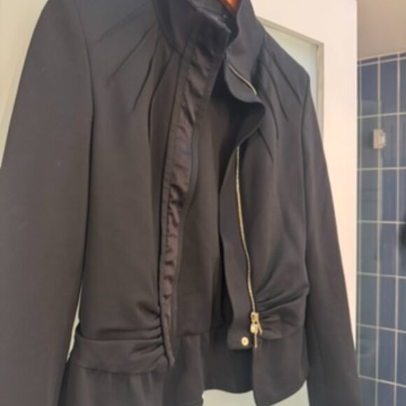 Gucci Tailored Double-Zip Jacket — Black, Gold Hardware, Made in Italy (Size 44) - Picture 12 of 13